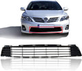 Front Bumper Lower Grille For 2011-2013 Toyota Corolla TO1036125 5311202280 | ABS, Bumper Center Insert Grille Grill Replacement Accessories,Black, Direct replacement, Easy Installation