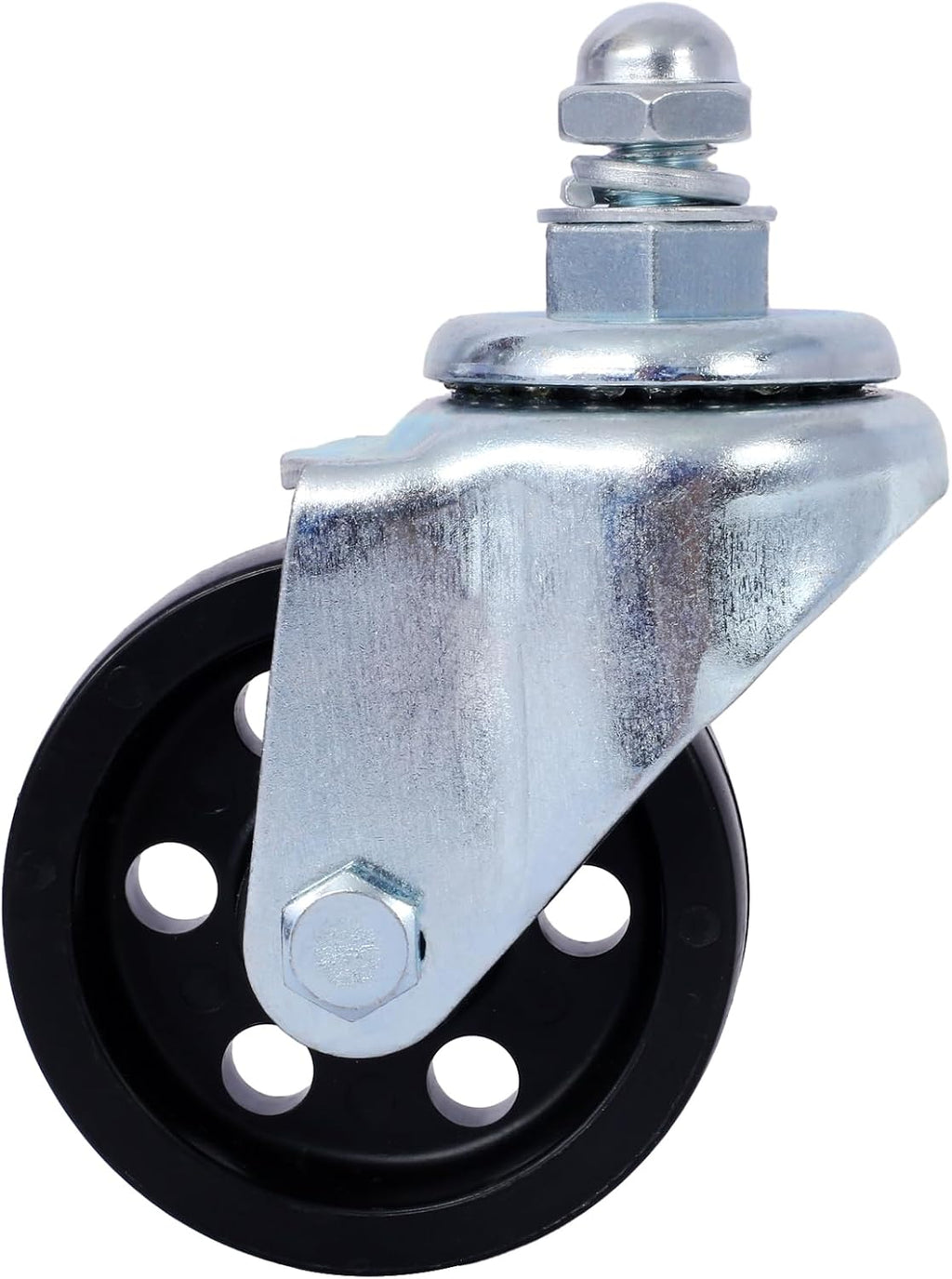 6000lbs Heavy Duty Car Wheel Dollies - 4 Pack Tire Skating Set (Gray + Steel) | Smooth Mobility: 4 universal swivel casters per dolly for 360-degree movement