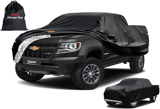 Kayme Truck Cover Custom Fit Chevrolet Colorado Extended/Crew Cab SB. Full by kayme