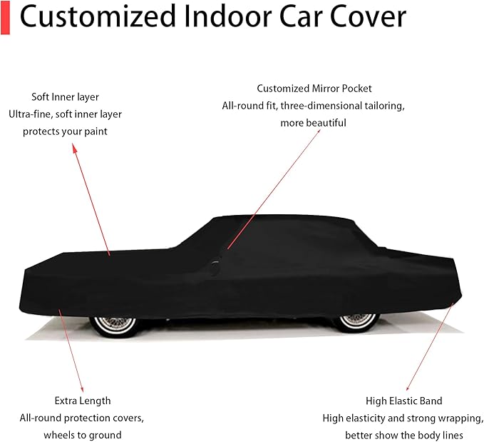 Soft Stretch Old Classic Car Cover Custom-fit - Image 2