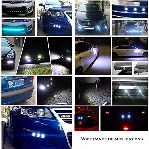 LEADTOPS 10Pcs 18mm 12V Red Eagle Eye LED Car Fog DRL Daytime Running Light - Image 7