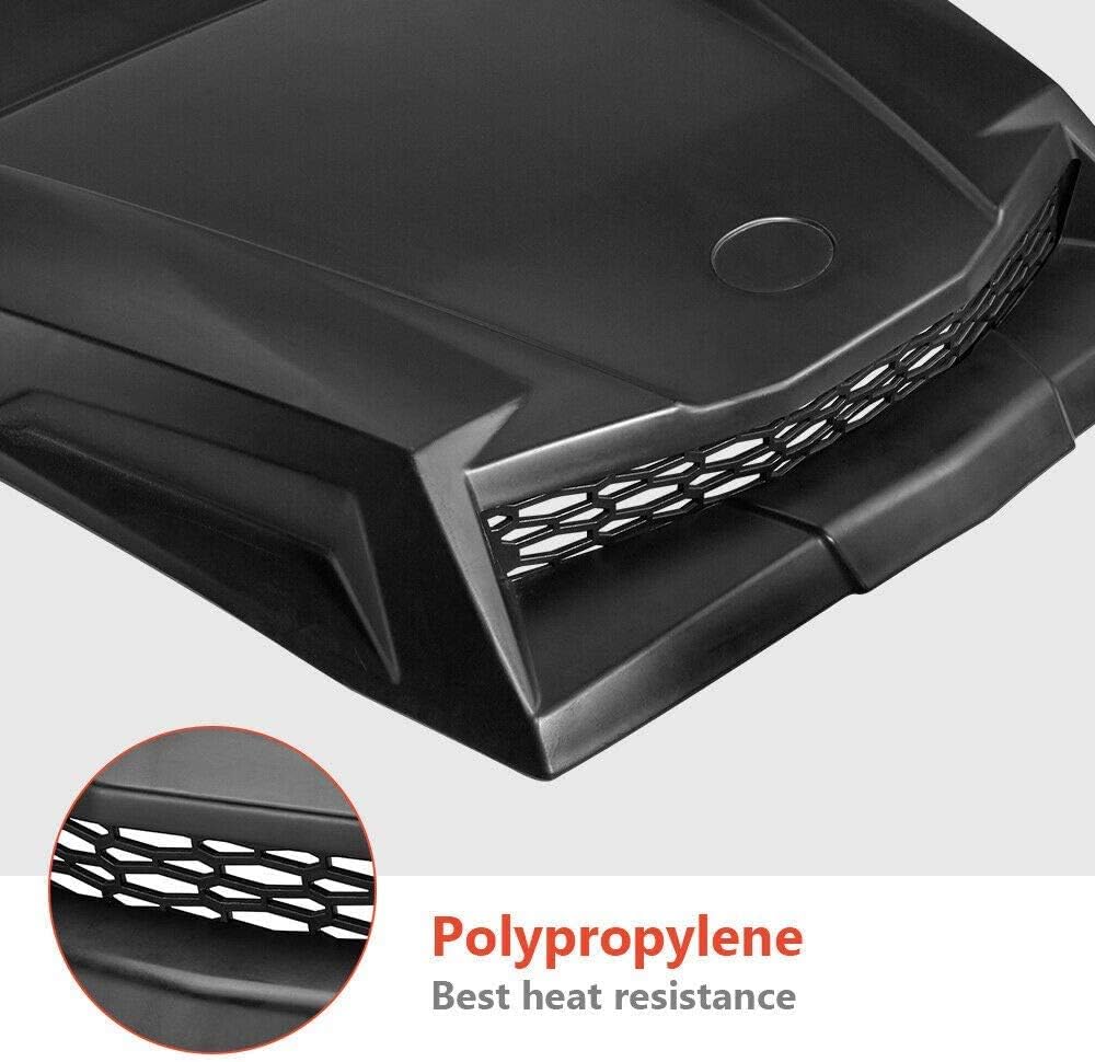 KEMIMOTO UTV Turbo Hood Compatible with 2014-2018 RZR XP 1000 / XP Turbo / 1000S / RZR 900 1000 Hood Scoop Replacement Air Intake Kit ABS Material Impact Resistant #2881467