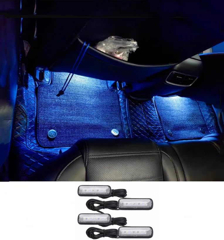 for Honda CRV 2023-2026 Multi-Color Footwell Ambient Light Front Door and Footwell Placement 4pcs Car Accessories