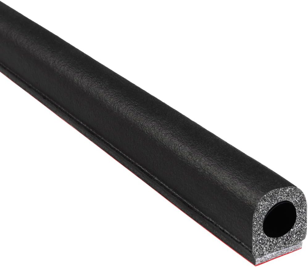 trim-lok d-shaped rubber seal with 3m bonded tape, main product view