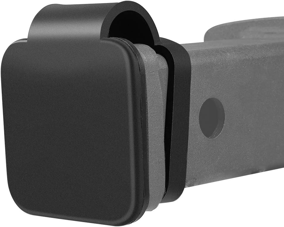 BougeRV 1 1/4 Inch (1.25 Inch) Trailer Hitch Cover Plug Insert Rubber Hitch Plug Fits 1.25 Inch Receivers
