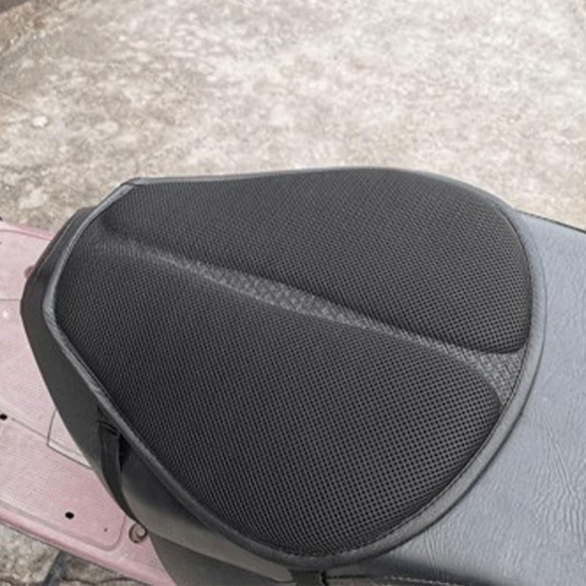 Breathable Motorcycle Seat Cushion Pad with Shock Absorption, Universal Four-Season Motorbike Seat Cover for Electric and Standard Motorcycles