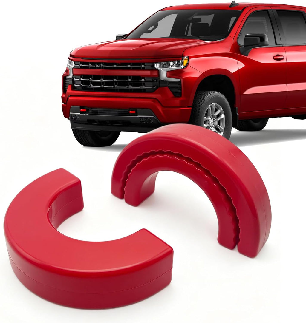 Tow Hook Covers for 2007-2026 Silverado 1500, Front Tow Hook Accessories | Protective Hitch Cover for 2007-2018 GMC Sierra 1500, Custom Fit, Scratch-Resistant, Rust-Proof, All-Weather, Easy Install