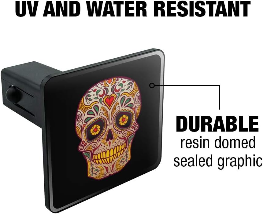 GRAPHICS & MORE Skull Day of the Dead Southwestern Tow Trailer Hitch Cover Plug Insert 1 1/4 inch (1.25")