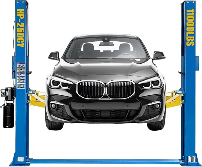 110V Two Post Car Lift 11, 000 LBS Heavy Duty Floor Plate 2 Posts Auto Hoist - Image 8