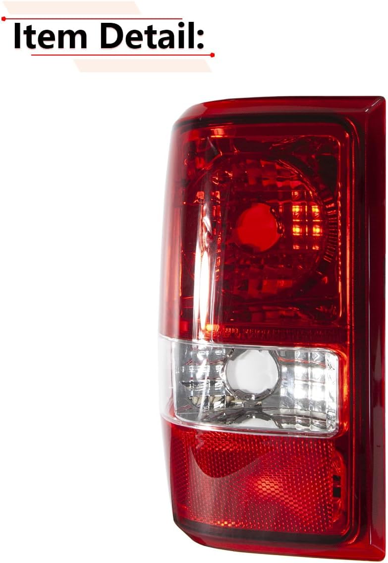 RLB-HILON Left Side Rear Tail Light Assembly for Ford Ranger 2006-2011