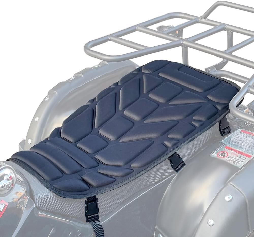 ATV Seat Cushion Cover for Polaris Sportsman 850 Premium 2021-2025, 3D Breathable Shock Absorbing Non Slip Water-Resistant Padded Quad Seat Protector