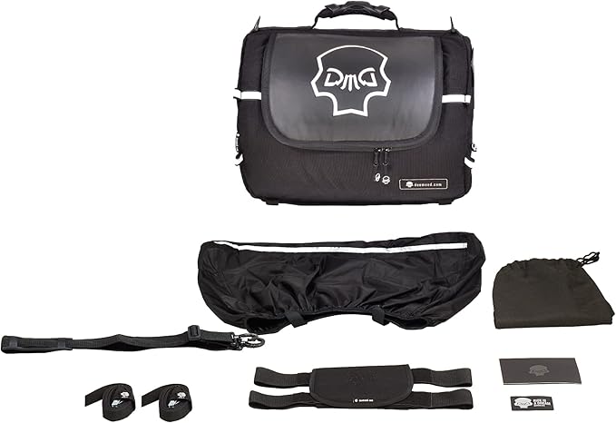 TUBE motorcycle travel luggage, made of waterproof Cordura and Italian leather by DEEMEED