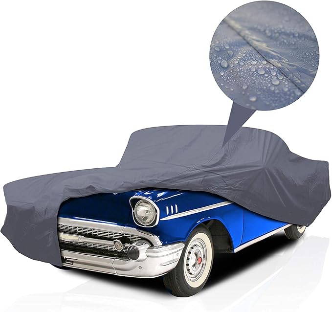 Supreme Full Car Cover – for Pontiac Chieftain 1955-1958 2nd Gen Sedan 4-Door by CARDIZ