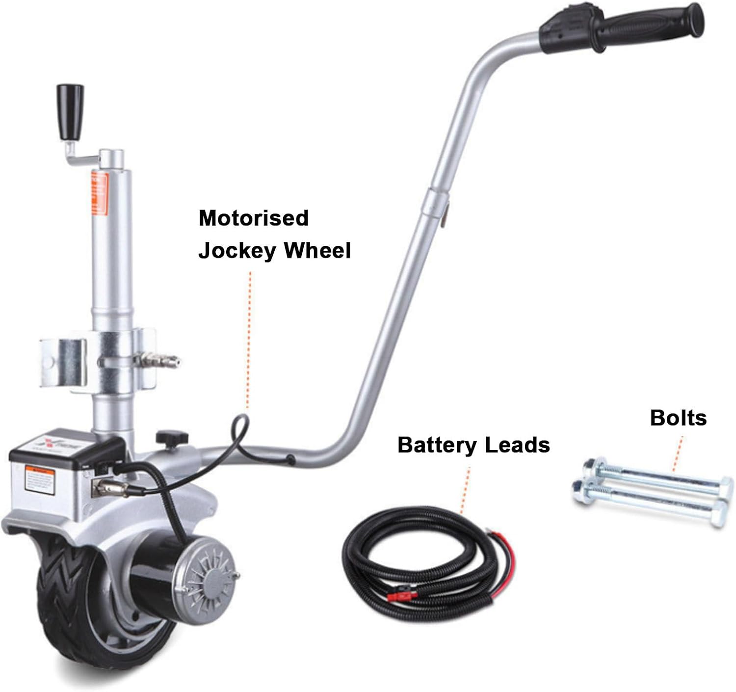 Electric Trailer Mover with 12V 350W Motor, Supports Up to 5000lbs, Ideal for Caravans, Boat, and Horse Trailers
