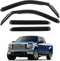 in Channel Rain Guards Fit for Truck 2009 2010 2011 2012 2013 2014 Ford F150