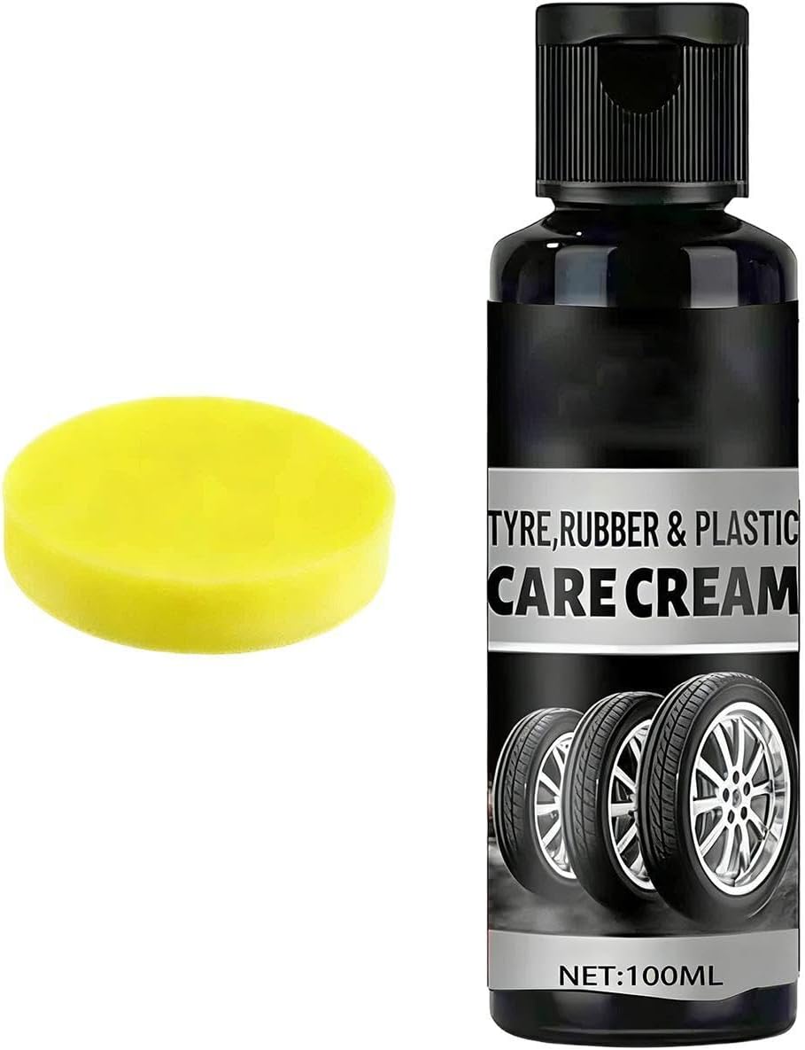 Tire Coating Cream - Hydrophobic Stain Resistant Prevents Cracking | Restore Shine Tire Coating Paste,for Drivers Professionals Garage Repair Shop Caravan Sedan Truck