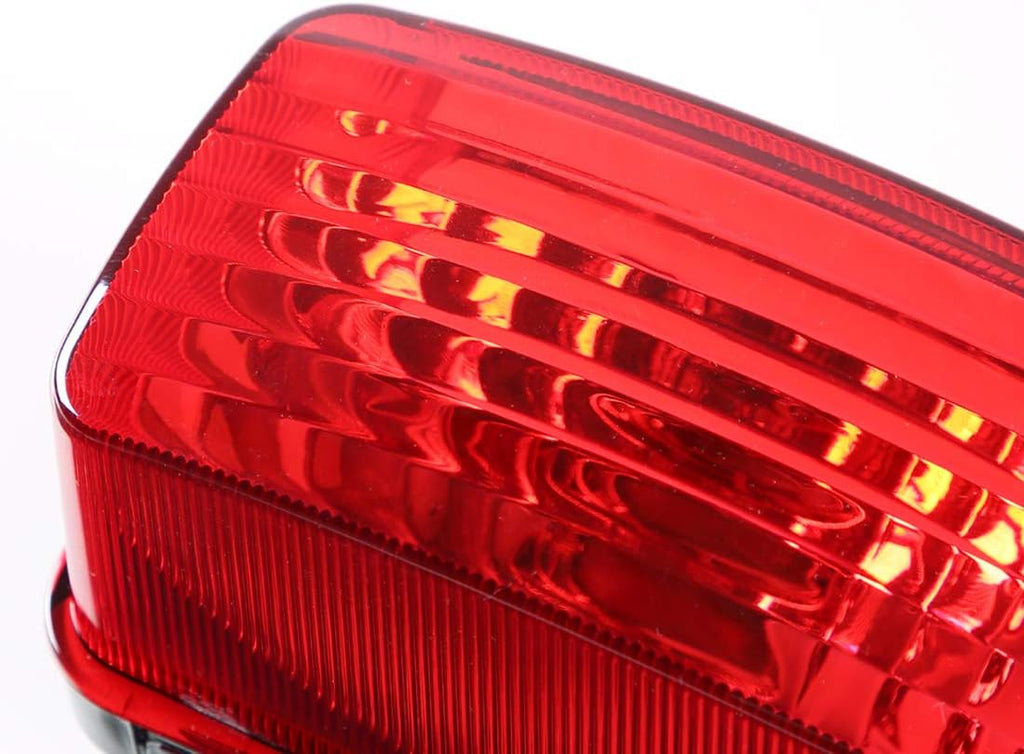 Taillight Housing Tail light Lens Cover Compatible with Yamaha Big Bear 400 / Grizzly 660 350 / Kodiak 400 / Rhino 660 700,Plastic Rear Light Lens Replace 5KM-84710-01-00,5KM-8472C-10-00(Red)