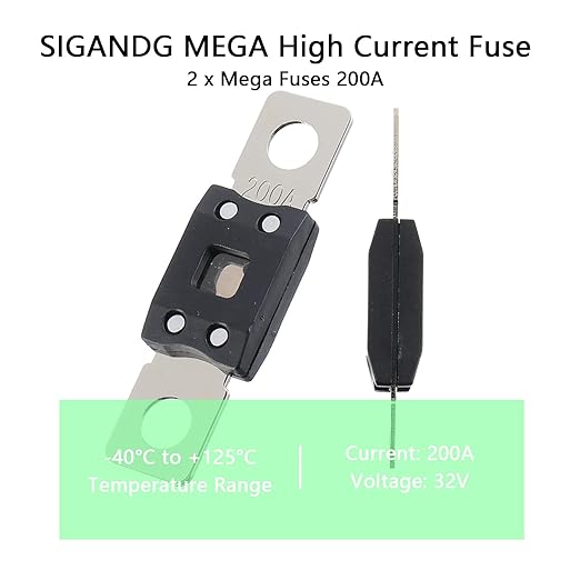 200A MEGA High Current Fuse - 200 Amp Bolt-on Fuse - Image 5