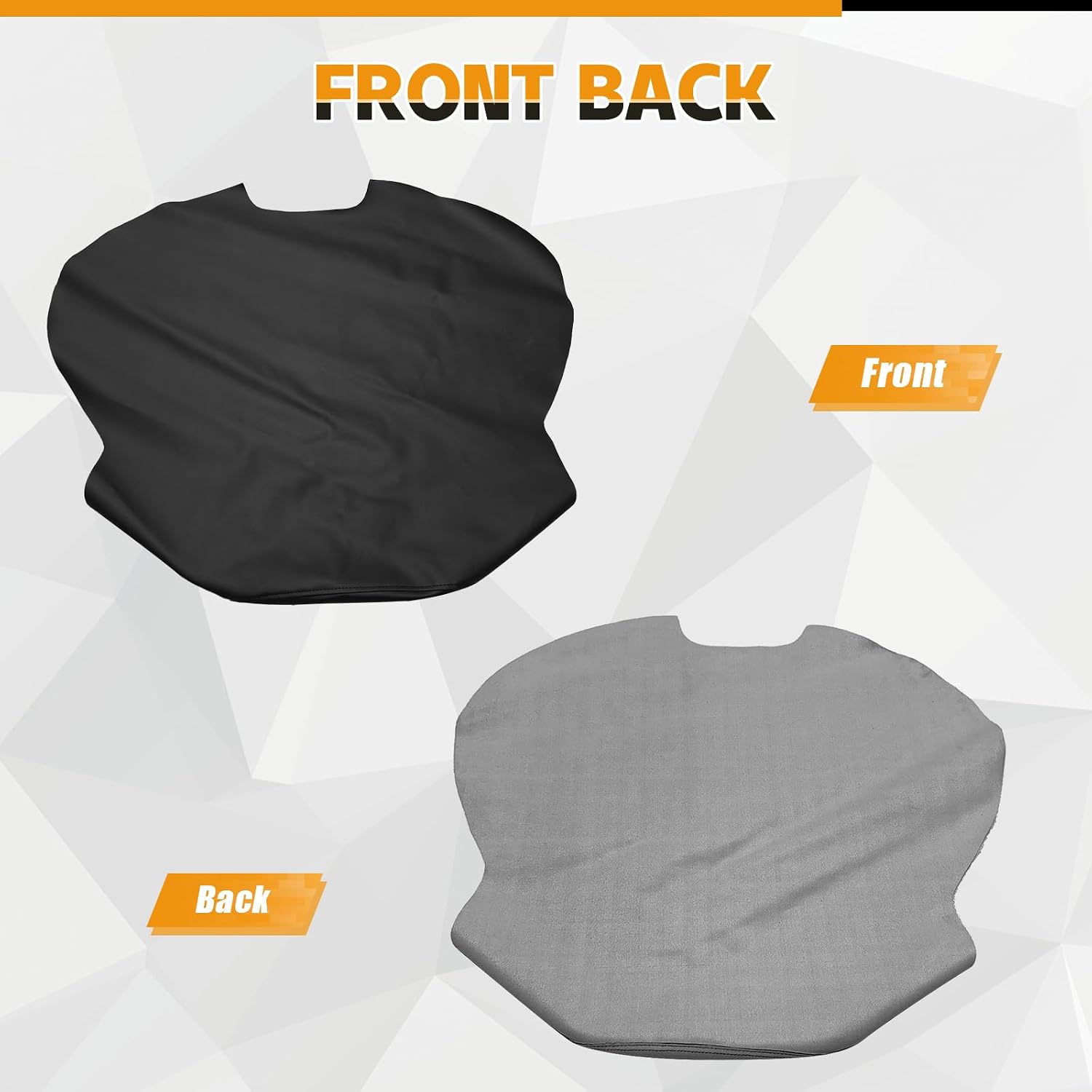ATV Seat Cover Replacement for 1987-1999 Yamaha Big Bear 350, Black