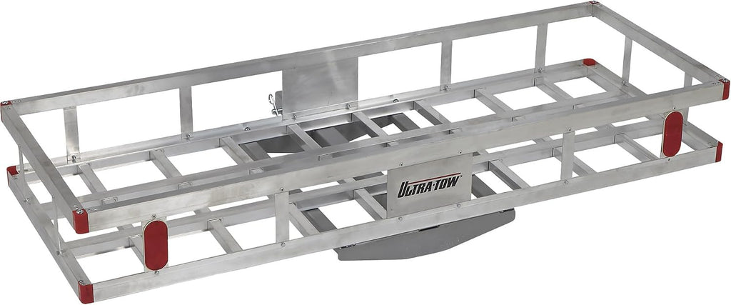 Ultra-Tow Aluminum Hitch Cargo Carrier - 500-Lb. Capacity, Silver, 60in. x 22.5in. x 8in.H