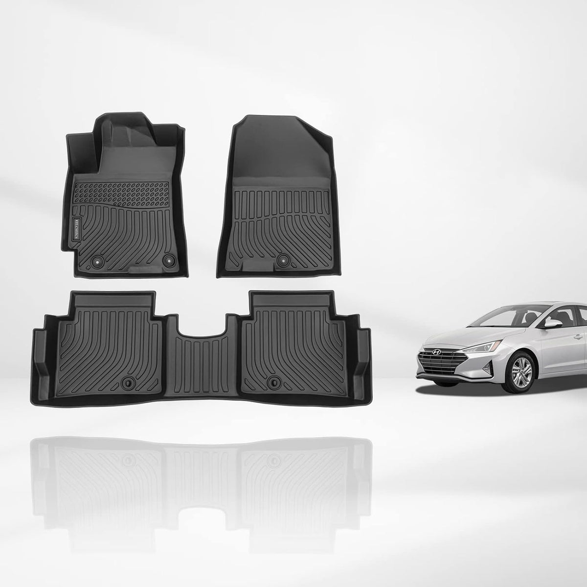 KELCSEECS® Floor Mats Custom for Hyundai Elantra 2020 2019 2018 2017 All