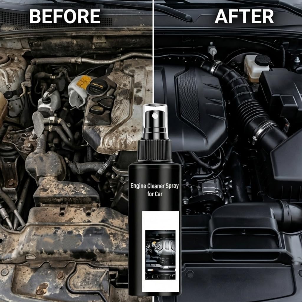 Heavy Duty Engine Bay Cleaner and Degreaser Spray for Car (2Set, one size) | Fast-Acting Formula, Automotive Use, Engine Bay Cleaning, Degreaser Spray, Car Care