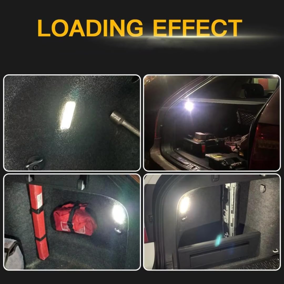 Car Trunk Light for VW Touareg Tiguan Eos Passat, for Skoda Superb 2016, Car Trunk Light Interior Glove Box Lamp