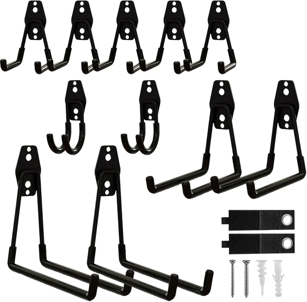 garage hooks, 12 pack wall hooks for hanging, main product view