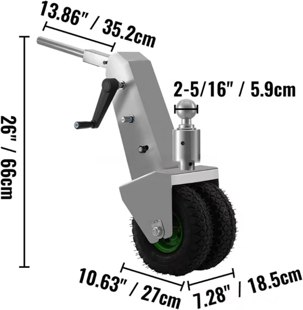 Car Moving Dolly 10000 lb Manual Trailer Dolly for Car RV Boat Travel Trailers Heavy-Duty Trailer Jack Mover Car Mover