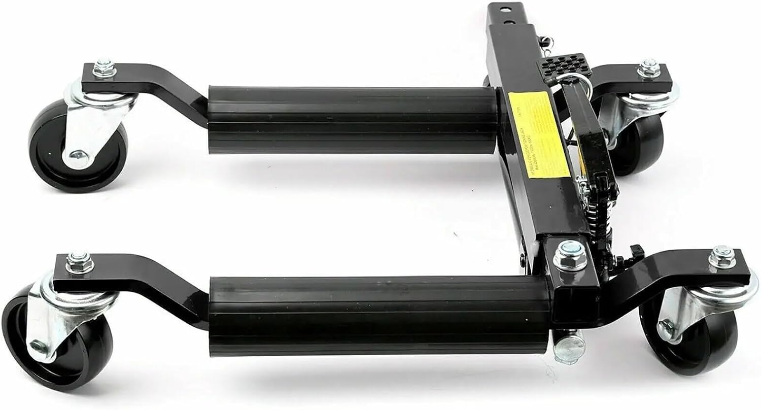 Trailer Mover 1500lbs Hydraulic Tire Lifter Vehicle Jack Positioning Tow Dolly Position Wheel Dolly Car Mover Cart Moving Cars