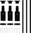 vanoopee 10ft h track lighting rails kit, black, main product view