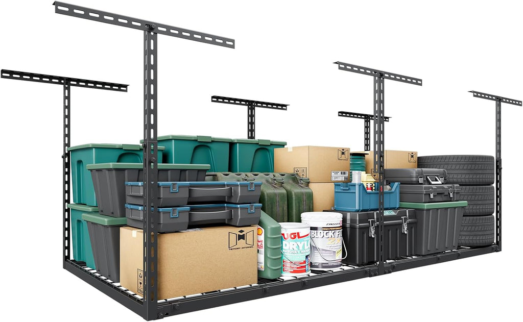 3x6 ft overhead garage storage rack,450lbs weight capacity, main product view