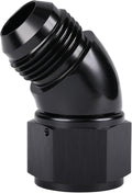 45 Degree 16AN Male to 16AN Female Swivel Full Flow Fitting Adapter Coupler by Podavelle