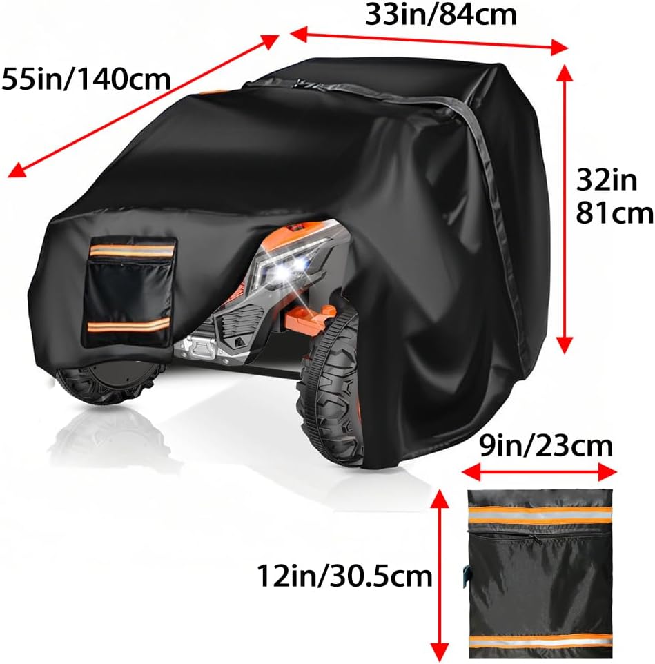 Power Wheels Cover Waterproof all Weather,Kids Ride on Truck Toy Outdoor Storage Electric Car Wagon Cover Tarp Accessories,ATV SUV UTV Tarp,Universal Fit