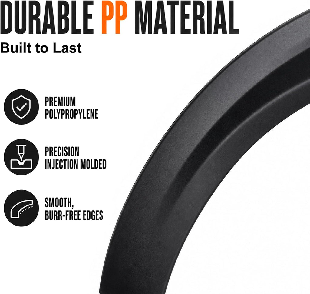 Mabett Fender Flares for Ford Maverick 2026 2022-2025, Front and Rear Wheel Eyebrow Maverick Accessories 4PCS Fender Trim