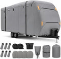 Travel Trailer RV Cover for Cruiser RV MPG 2120RB 2025-2026, Heavy Duty Camper Cover with Windproof Straps, All Weather Outdoor Storage Motorhome Cover