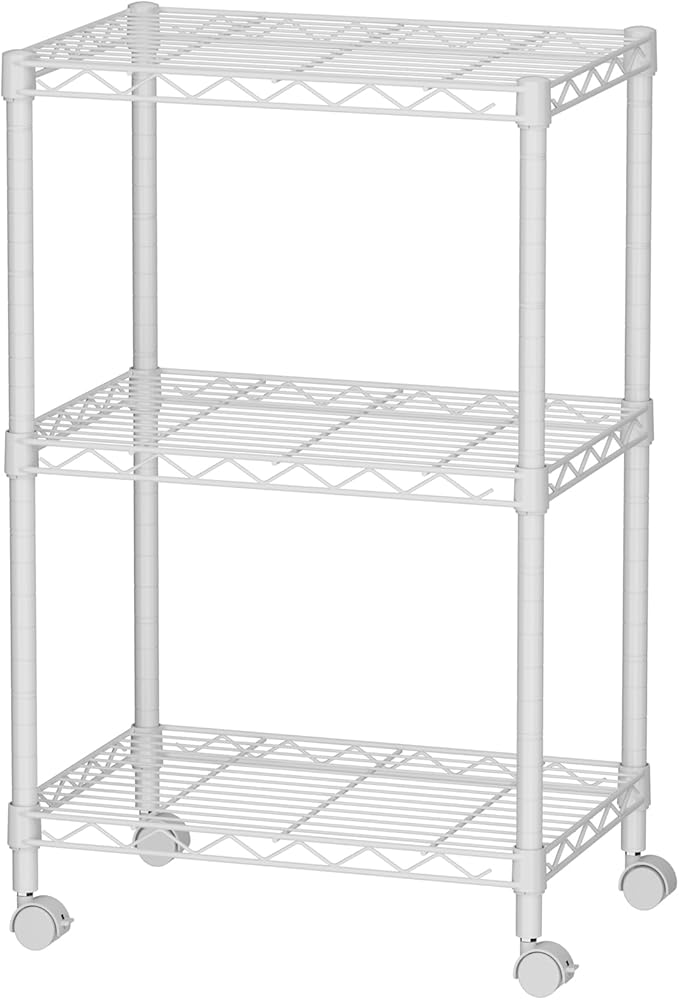 SINGAYE 3 Small Wire Shelves Kitchen Pantry Close Home Organizers and Storage by SINGAYE