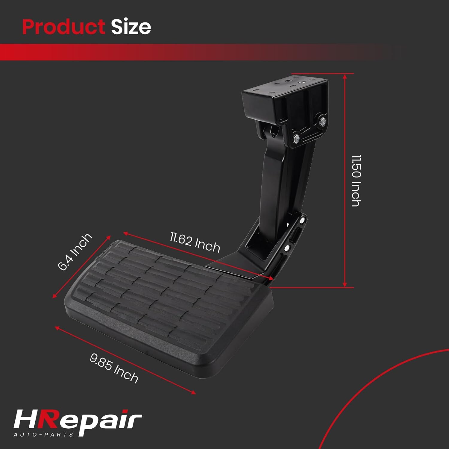 Rear Bed Step Compatible with Toyota Tundra 2010 2014 2015 2016 2017 2018 2019 2020 2021, Retractable Bumper Tailgate Step, PT392-34140 75316-01A