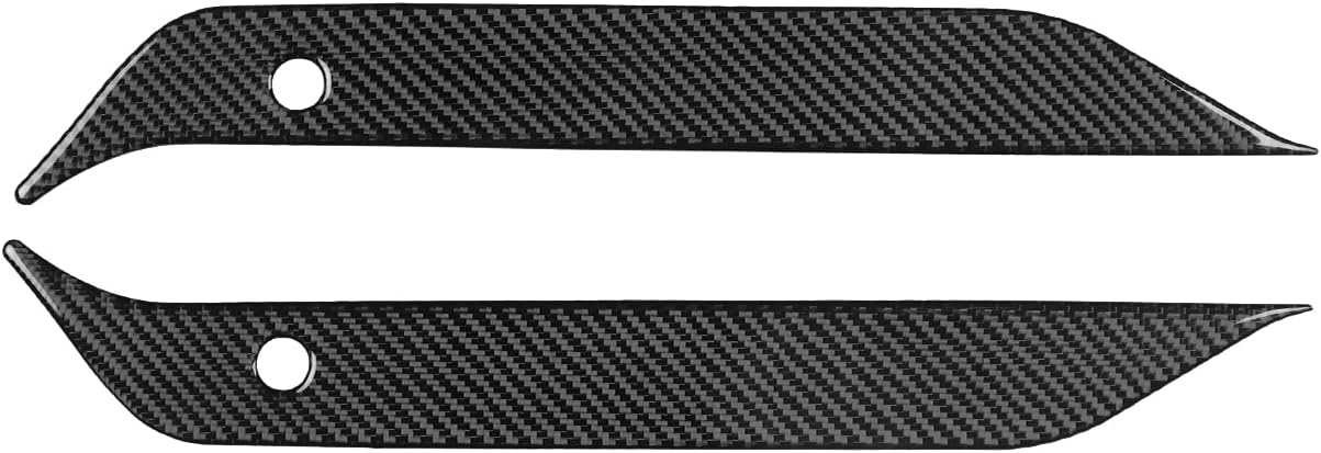 Tail Light Cover Trim Rear Brake Light Cover Trim Compatible with Ford Mustang 2024 2025 Accessories Black Real Carbon Fiber Exterior Accessories 2pcs