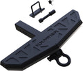 Hitch Step Compatible with SUV&Pickup Truck&Van with 2 Inch Hitch Receiver,Towing Rear Bumper Protector Guard,Step Bar,Textured Black Powder, Pin Lock,Stabilizer,Tow Hook