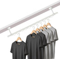 white closet rail hanging for wall mount, any-angle, main product view