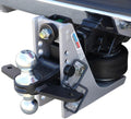Shocker Streamline Aluminum Air Hitch & Chrome Combo 2" & 2-5/16" Balls with Sway Bar Mount Tabs Fits 2" Hitch - 10,000 lbs