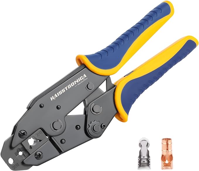 Haisstronica Crimping Tool for Spark Plug Ignition Wire, 8.5mm Ratchet Wire by HAISSTRONICA