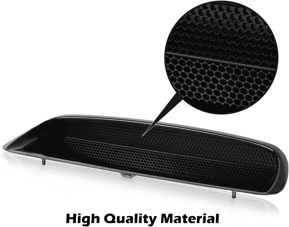 PIT66 Hood Scoop Bulge Kit Compatible with Toyota Tacoma 2005-2011, 76181-35050-A1 Black