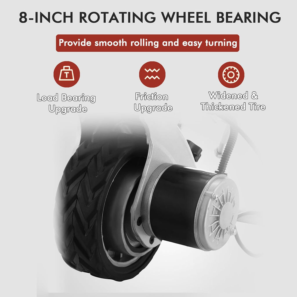 Motorised Wheel Trailer Mover 350W 12V Electric Motorised Wheel Max Load 5000Lbs, Minivan Mobile Electric Trailer Tool
