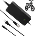 UL Certified Upgraded Fast Charging 3-Pin 48V 3A Battery Charger for Q20 Ridstar & YVY E-Bike, Battery Power Adapter, Waterproof & Moisture-Proof & Protection Against Overcurrent Charger Part