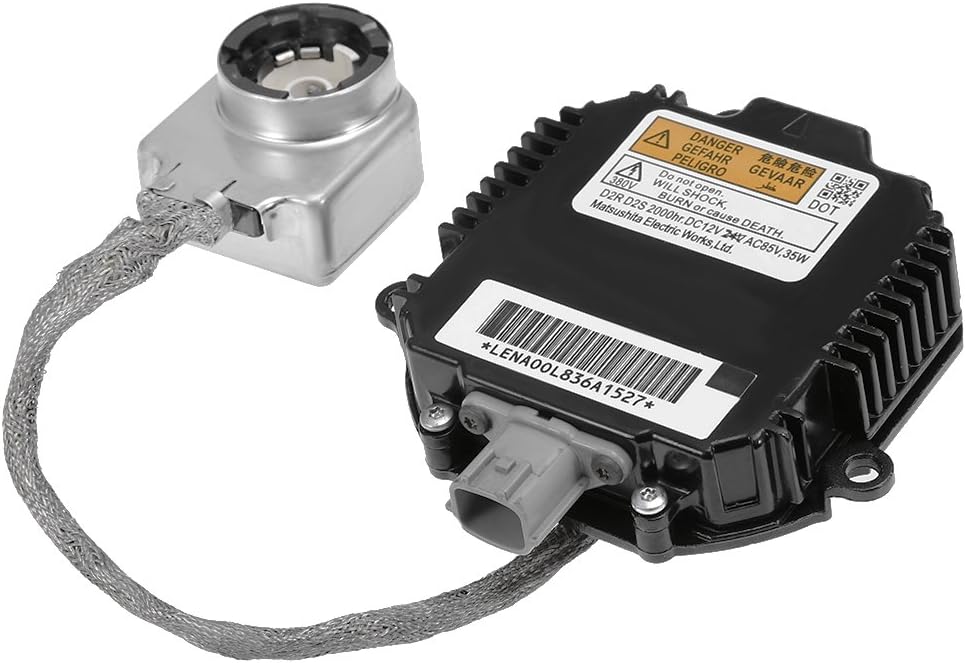 Anxingo 28474-89904 HID Headlight Ballast Control Unit Module kit Rplacement for Infiniti EX35 EX37 JX35 QX56 FX35 FX37 FX45 FX50 QX70 M35 M37 M45 M56 G35 G37 Nissan Maxima Murano 350Z 370Z