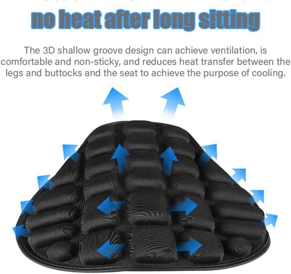 Motorcycle Seat Cushion for KTM 390 Duke 2025, Seat Pads with Eva Foam - Shock Absorbing Waterproof Non-Slip Base Motorcycle Accessories,Normal-A