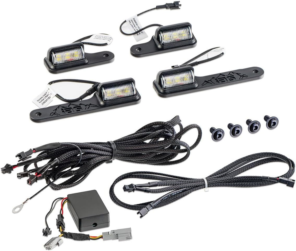 IAG LED Dome Light Kit V2 for Ford Bronco 2021+ 4 Door Hardtop | Plug-and-play, no wiring or drilling, works with factory switch, 45-min install, 4 dome lights above each door