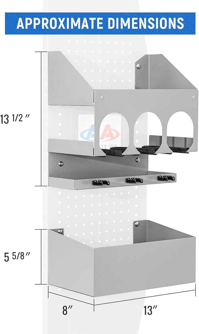 AA Products P-SH-Power Tool Organizer Wall Mount Designed - Image 2